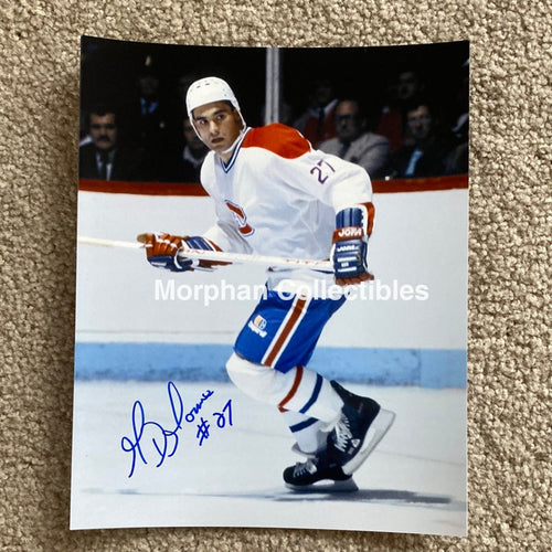 Gilbert Delorme - Autographed 8X10 Photo Montreal Canadiens