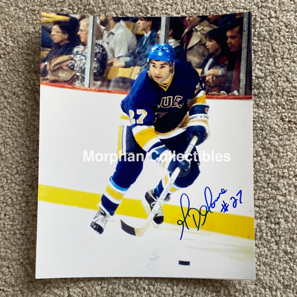 Gilbert Delorme - Autographed 8X10 Photo St Louis Blues