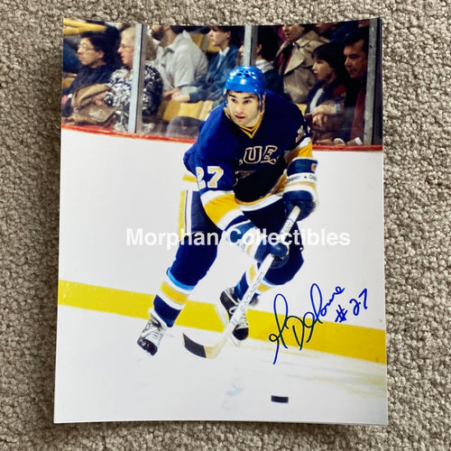 Gilbert Delorme - Autographed 8X10 Photo St Louis Blues