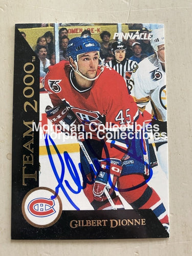 Gilbert Dionne - Autographed Card 1992-93 Pinnacle #2