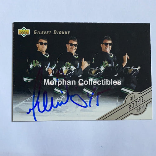 Gilbert Dionne - Autographed Card 1992-93 Ud
