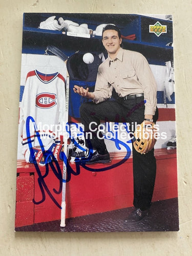 Gilbert Dionne - Autographed Card 1992 Upper Deck Profiles #1