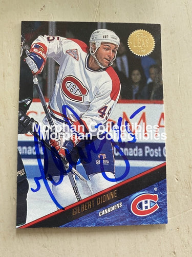 Gilbert Dionne - Autographed Card 1993-94 Leaf #1