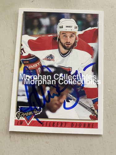 Gilbert Dionne - Autographed Card 1993-94 Ultra #2