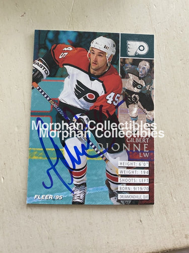 Gilbert Dionne - Autographed Card 1994-95 Fleer #2