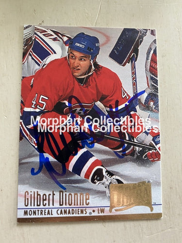 Gilbert Dionne - Autographed Card 1994-95 Fleer Ultra #2