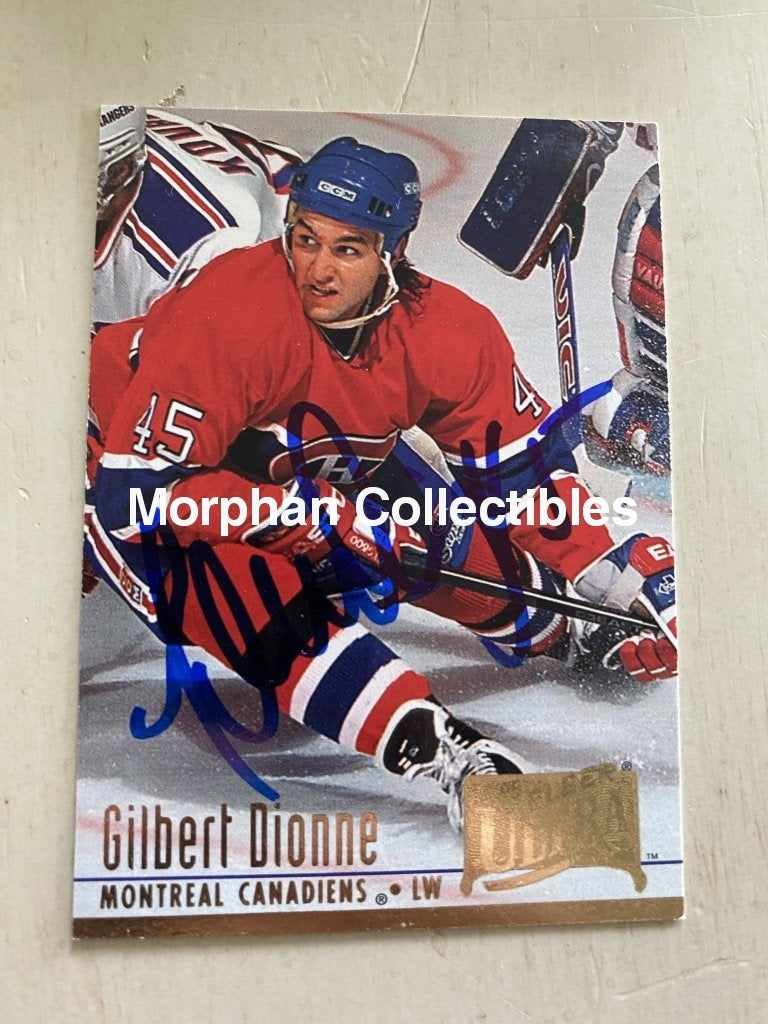 Gilbert Dionne - Autographed Card 1994-95 Fleer Ultra #2