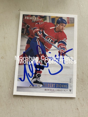 Gilbert Dionne - Autographed Card 1994-95 Premier #1