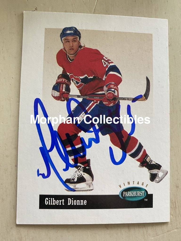 Gilbert Dionne - Autographed Card 1994-95 Vintage #2