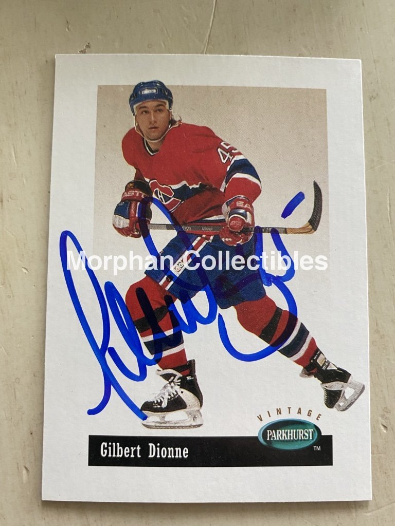 Gilbert Dionne - Autographed Card 1994-95 Vintage #3
