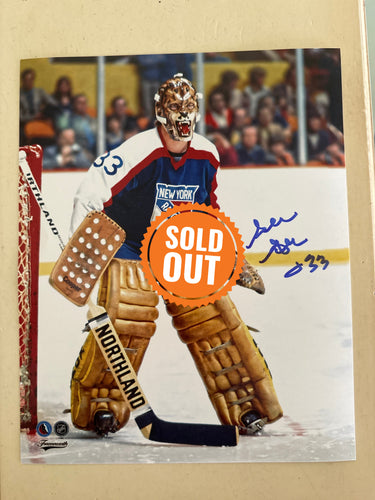 Gilles Gratton - Autographed 8x10 Photo - New York Rangers Photo