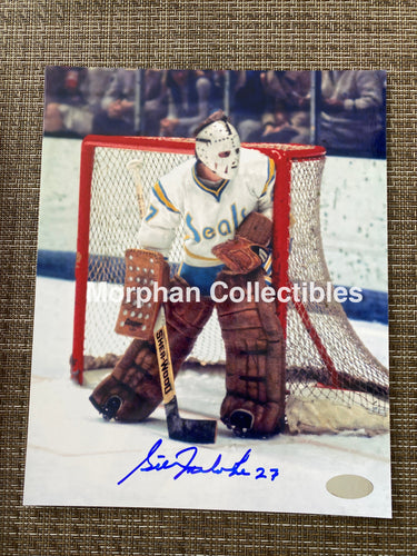 Gilles Meloche - Autographed 8X10 Photo California Seals