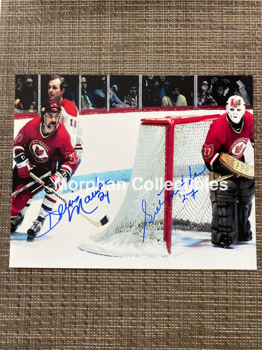 Gilles Meloche/Dennis Maruk - Autographed 8X10 Photo
