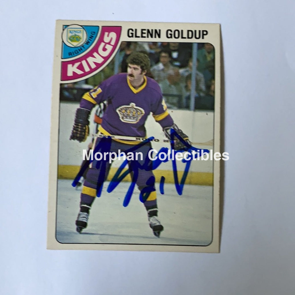 Glenn Goldup - Autographed Card 1978-79 Opc