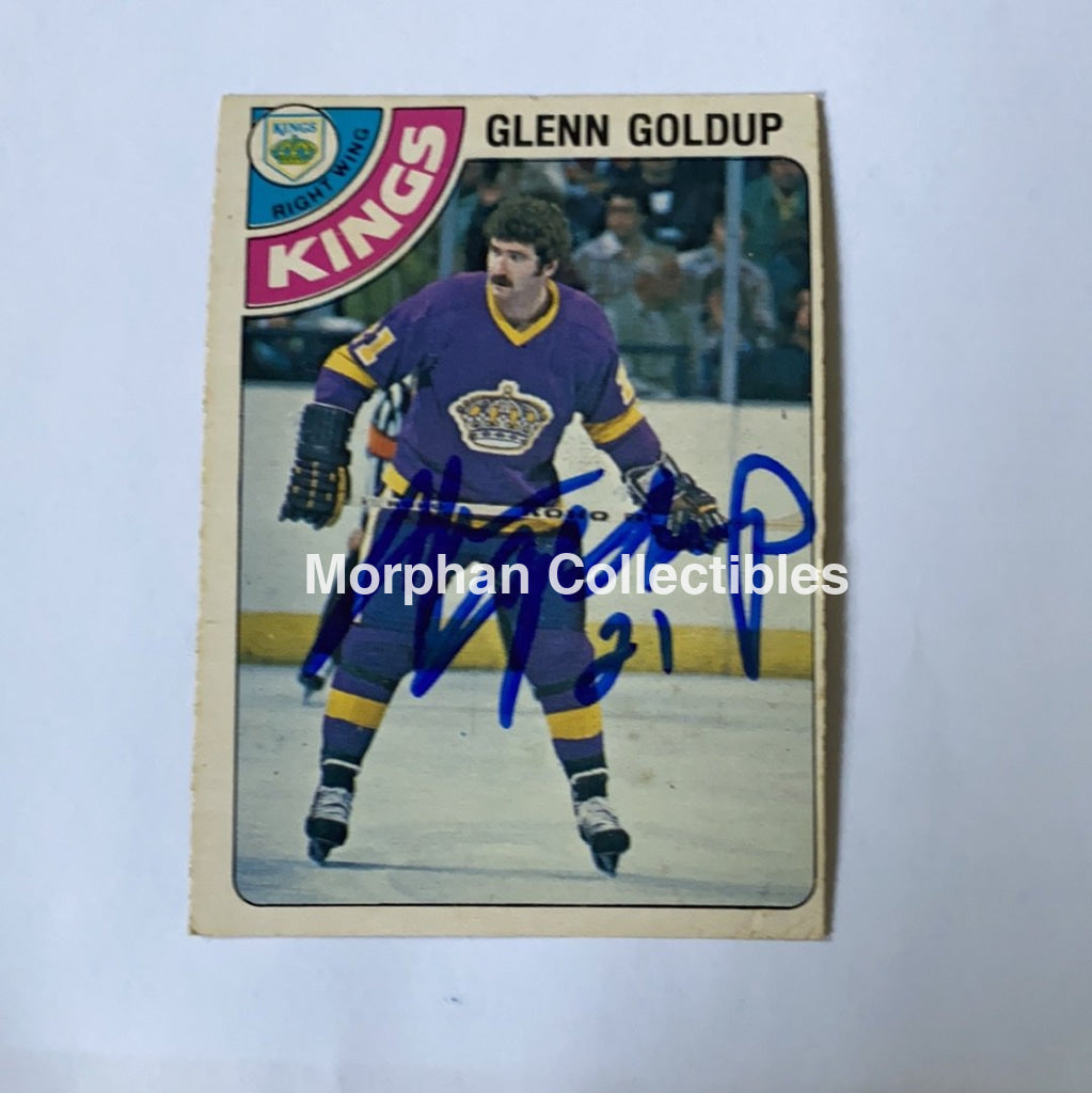 Glenn Goldup - Autographed Card 1978-79 Opc