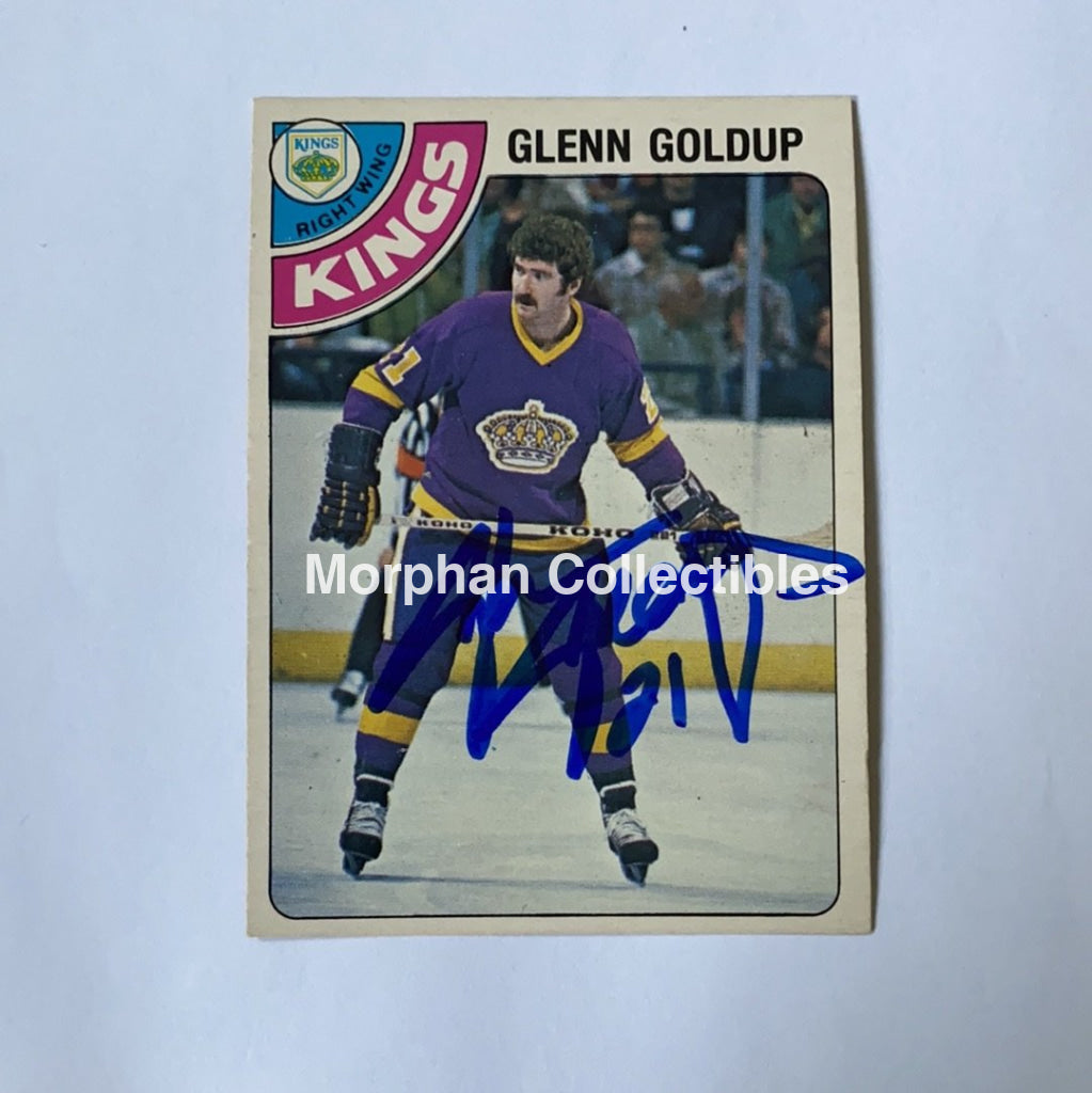 Glenn Goldup - Autographed Card 1978-79 Opc
