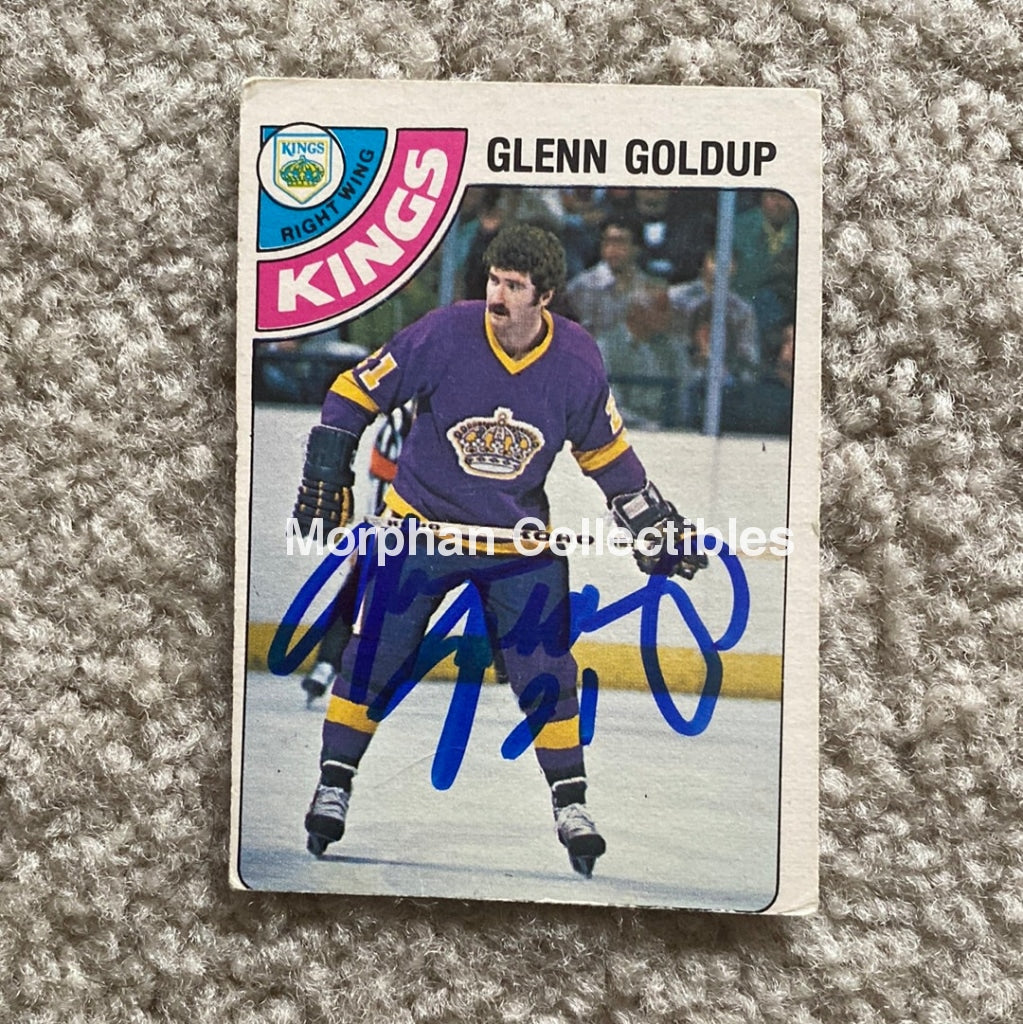 Glenn Goldup - Autographed Card 1978-79 Opc