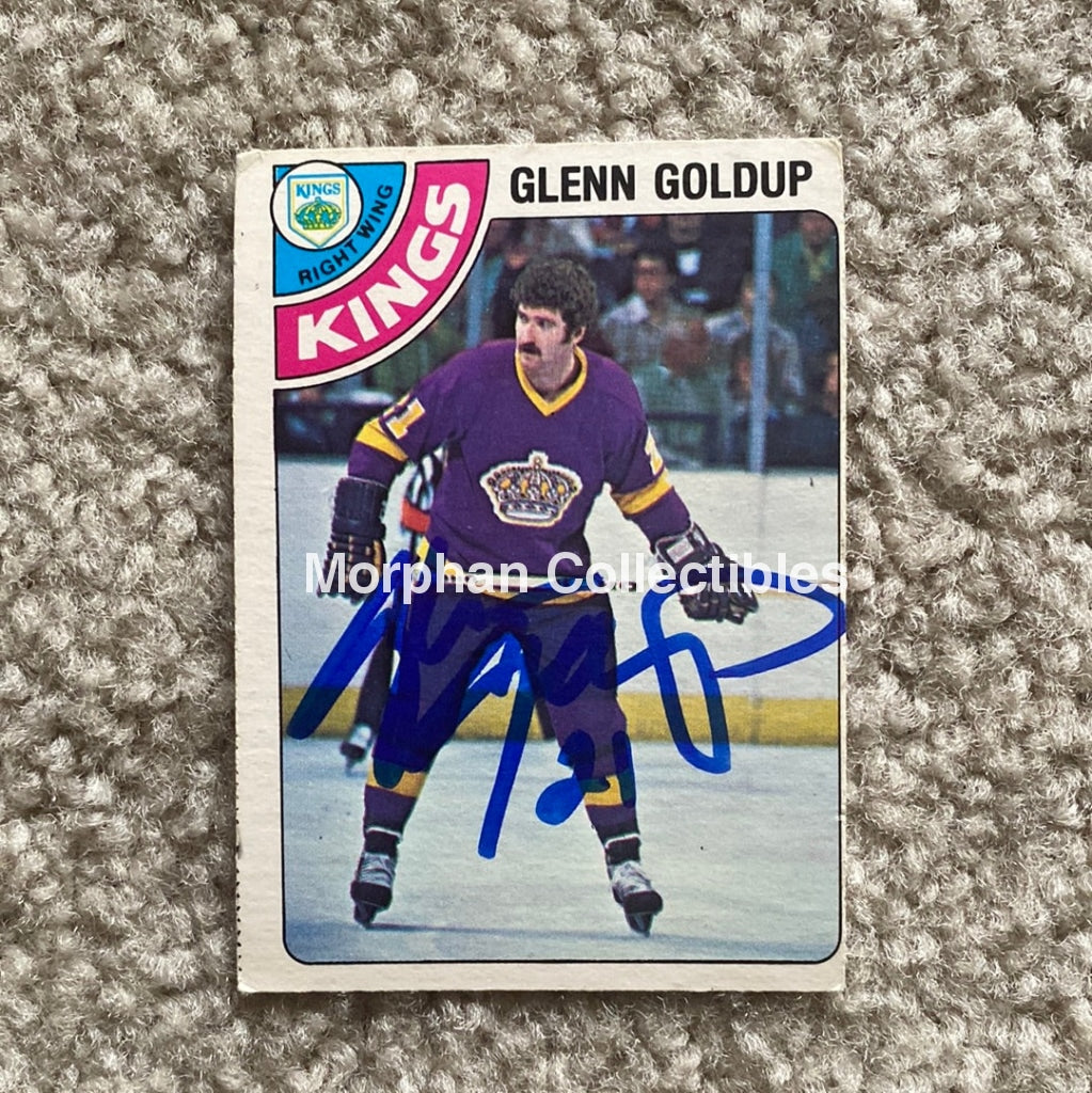 Glenn Goldup - Autographed Card 1978-79 Opc