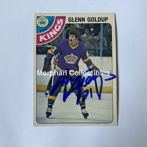 Glenn Goldup - Autographed Card 1978-79 Opc