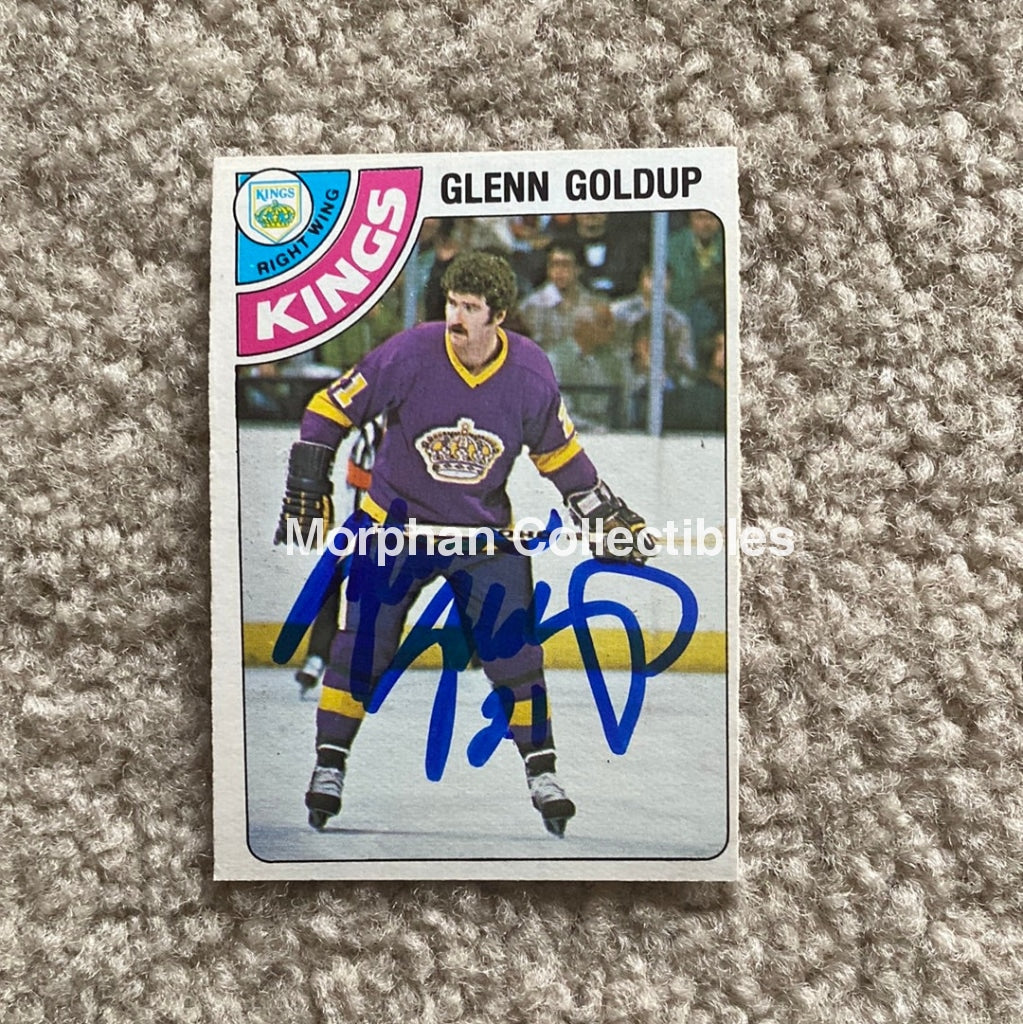 Glenn Goldup - Autographed Card 1978-79 Opc