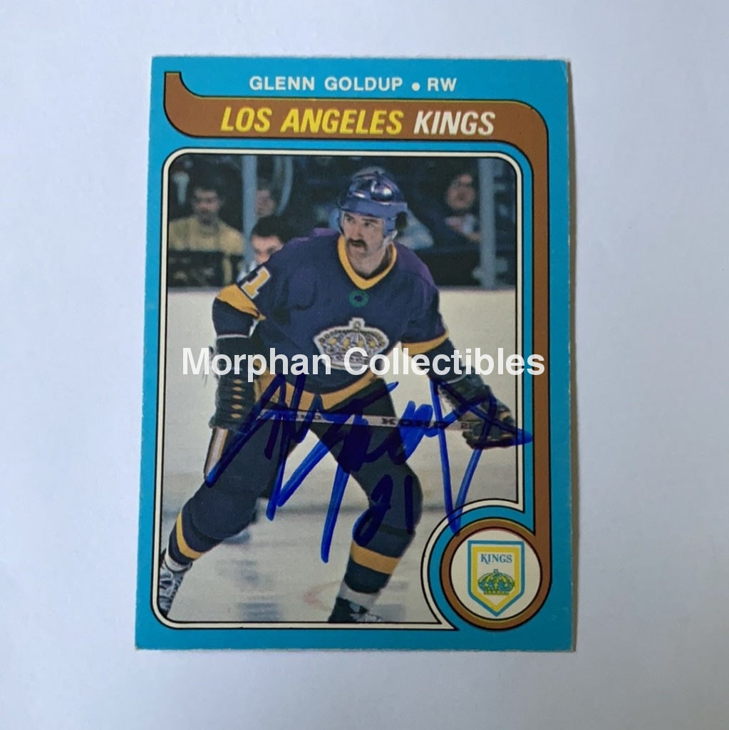 Glenn Goldup - Autographed Card 1979-80 Opc