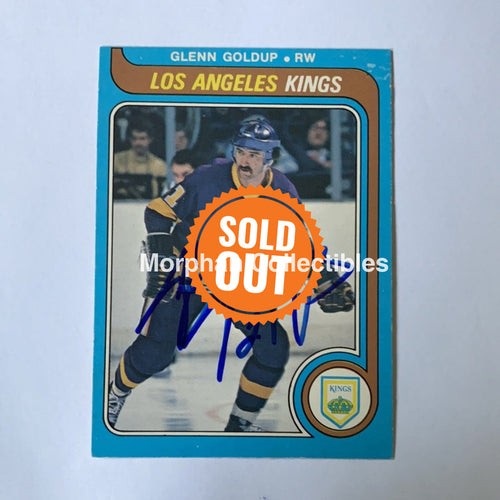 Glenn Goldup - Autographed Card 1979-80 Opc