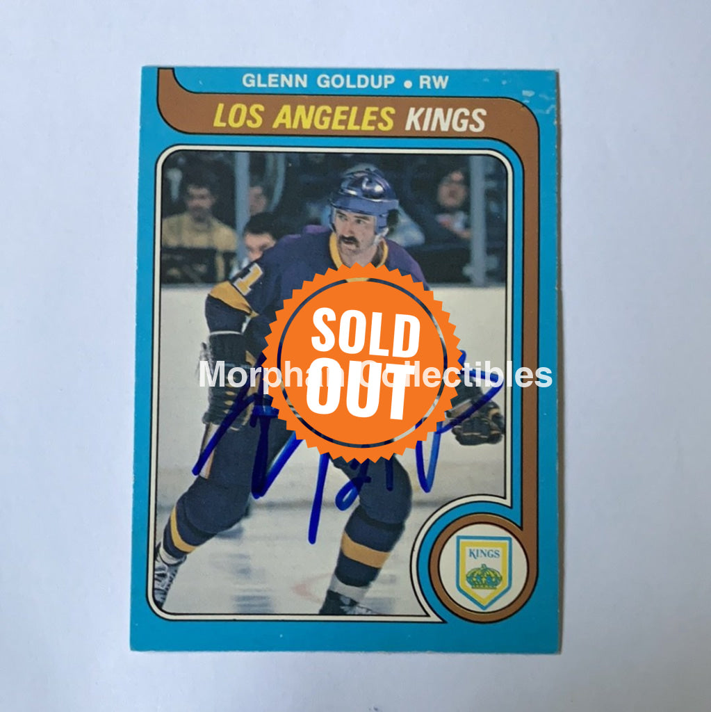 Glenn Goldup - Autographed Card 1979-80 Opc