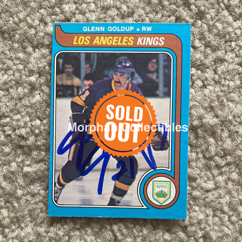 Glenn Goldup - Autographed Card 1979-80 Opc