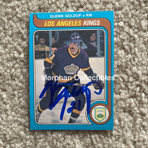 Glenn Goldup - Autographed Card 1979-80 Opc