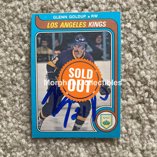 Glenn Goldup - Autographed Card 1979-80 Opc