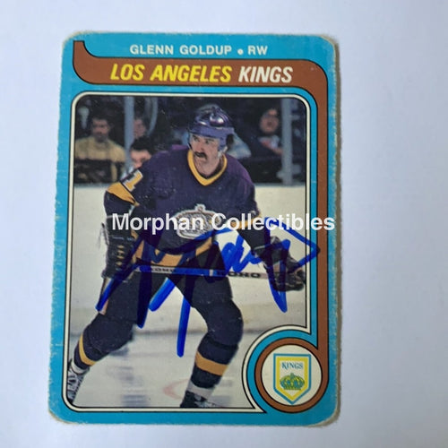 Glenn Goldup - Autographed Card 1979-80 Opc