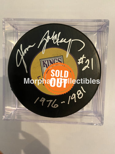 Glenn Goldup- Autographed Puck - Los Angeles Kings