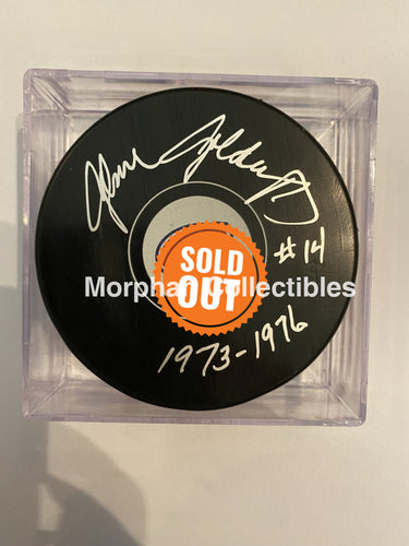 Glenn Goldup- Autographed Puck - Montreal Canadiens