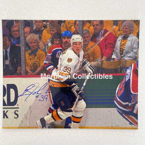 Greg Johnston - Autographed 8X10 Photo Boston Bruins