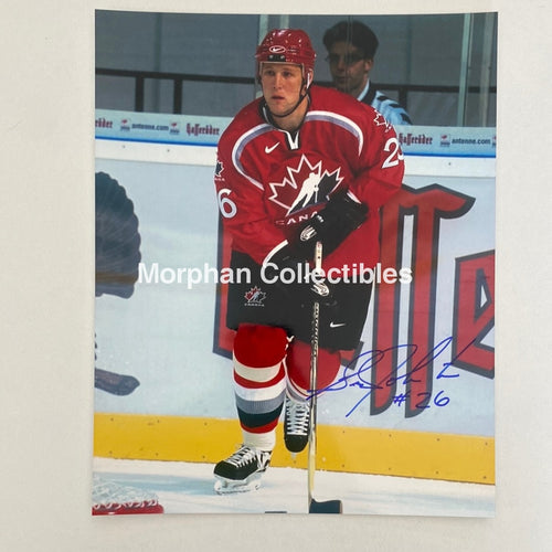 Greg Johnston - Autographed 8X10 Photo Team Canada