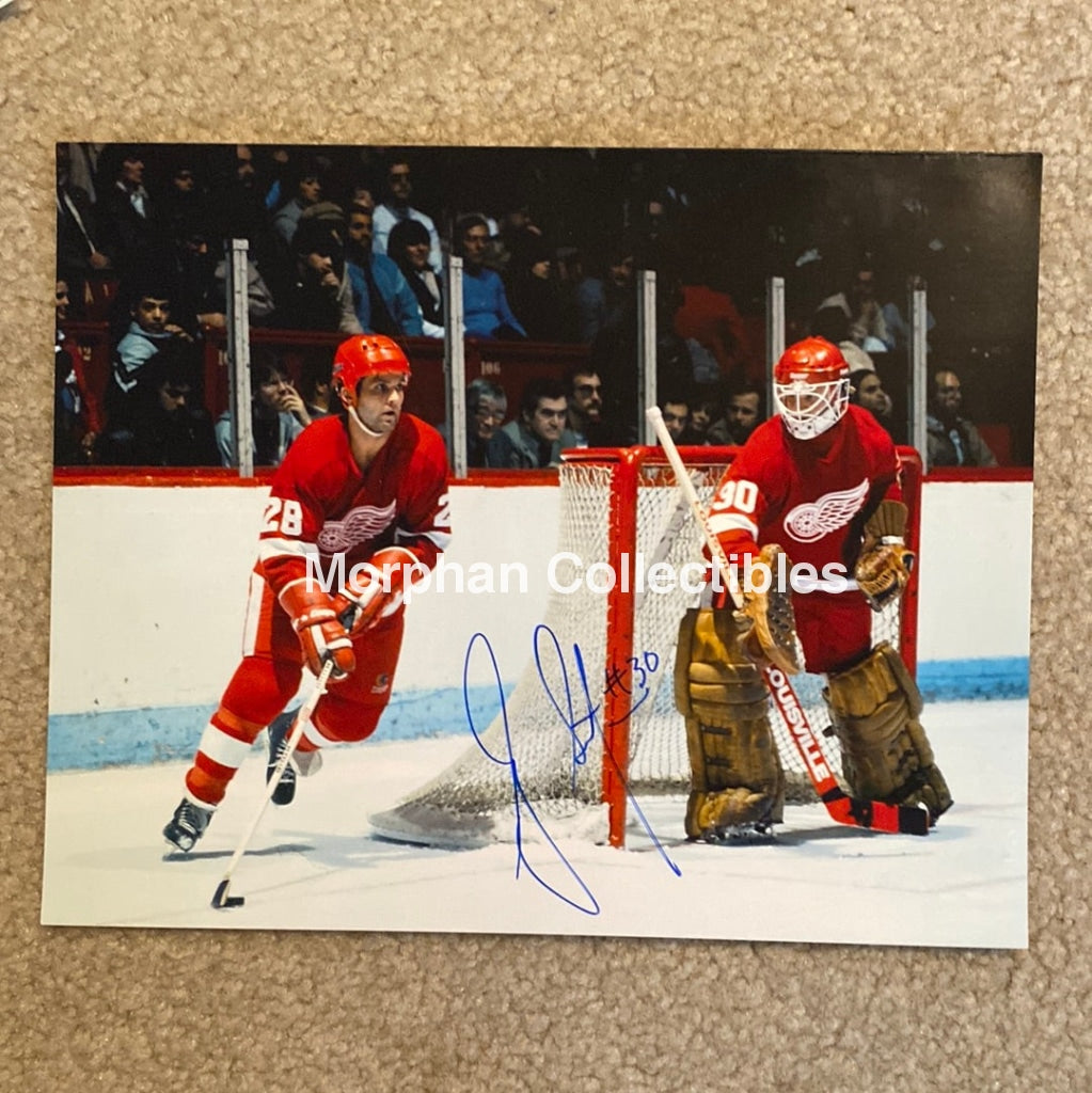 Greg Stefan - Autographed 8X10 Photo Detroit Red Wings