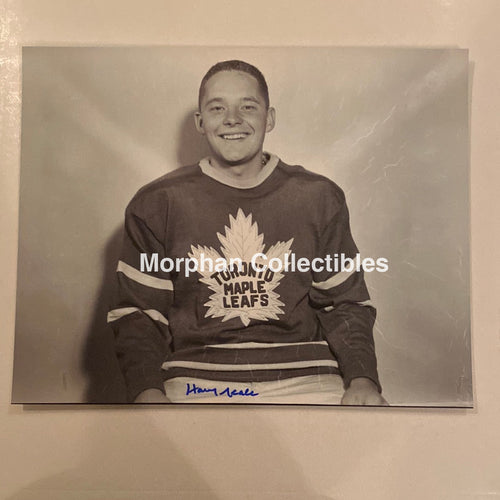 Harry Neale - Autographed 8X10 Toronto Maple Leafs Photo