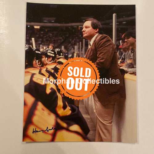 Harry Neale - Autographed 8X10 Vancouver Canucks Photo