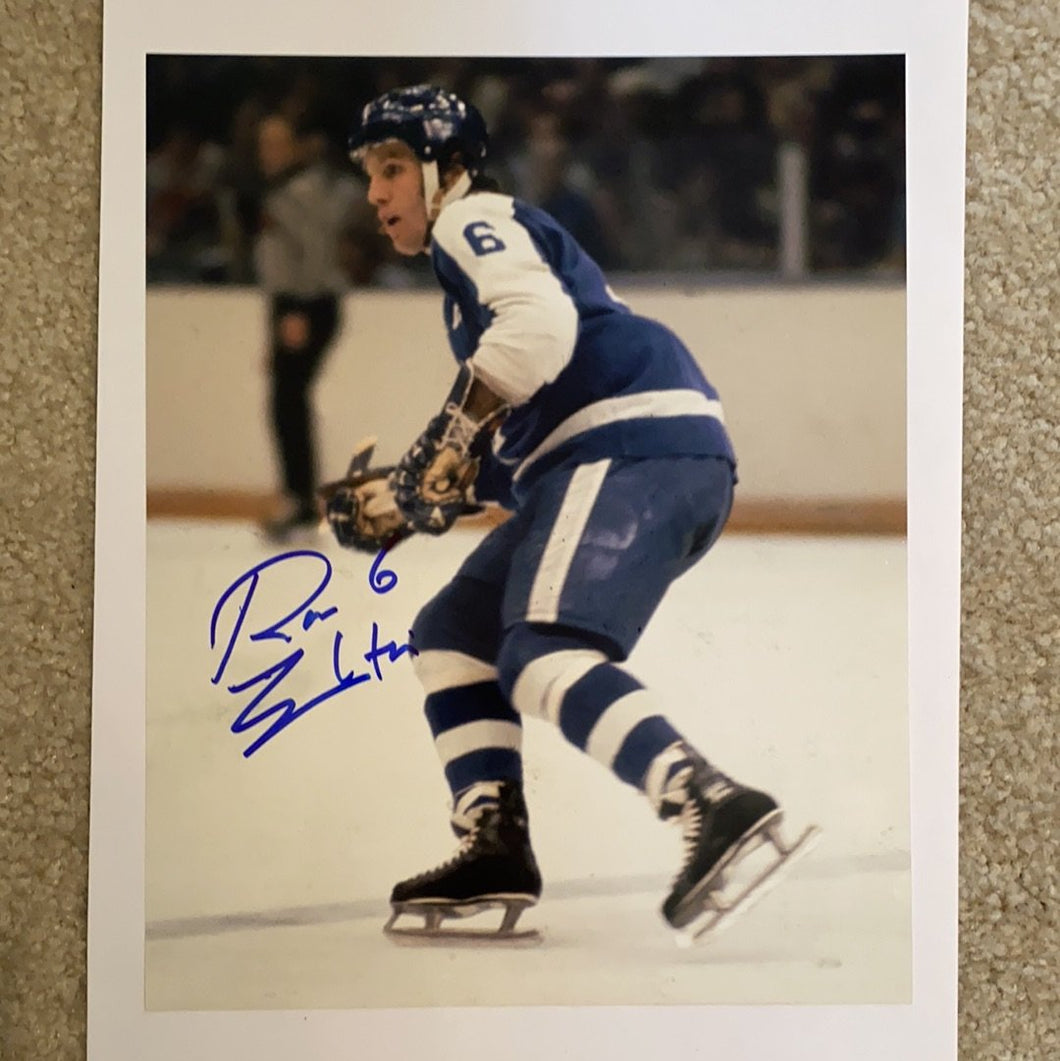 Ron Ellis - Autographed 8X10 Photo Toronto Maple Leafs