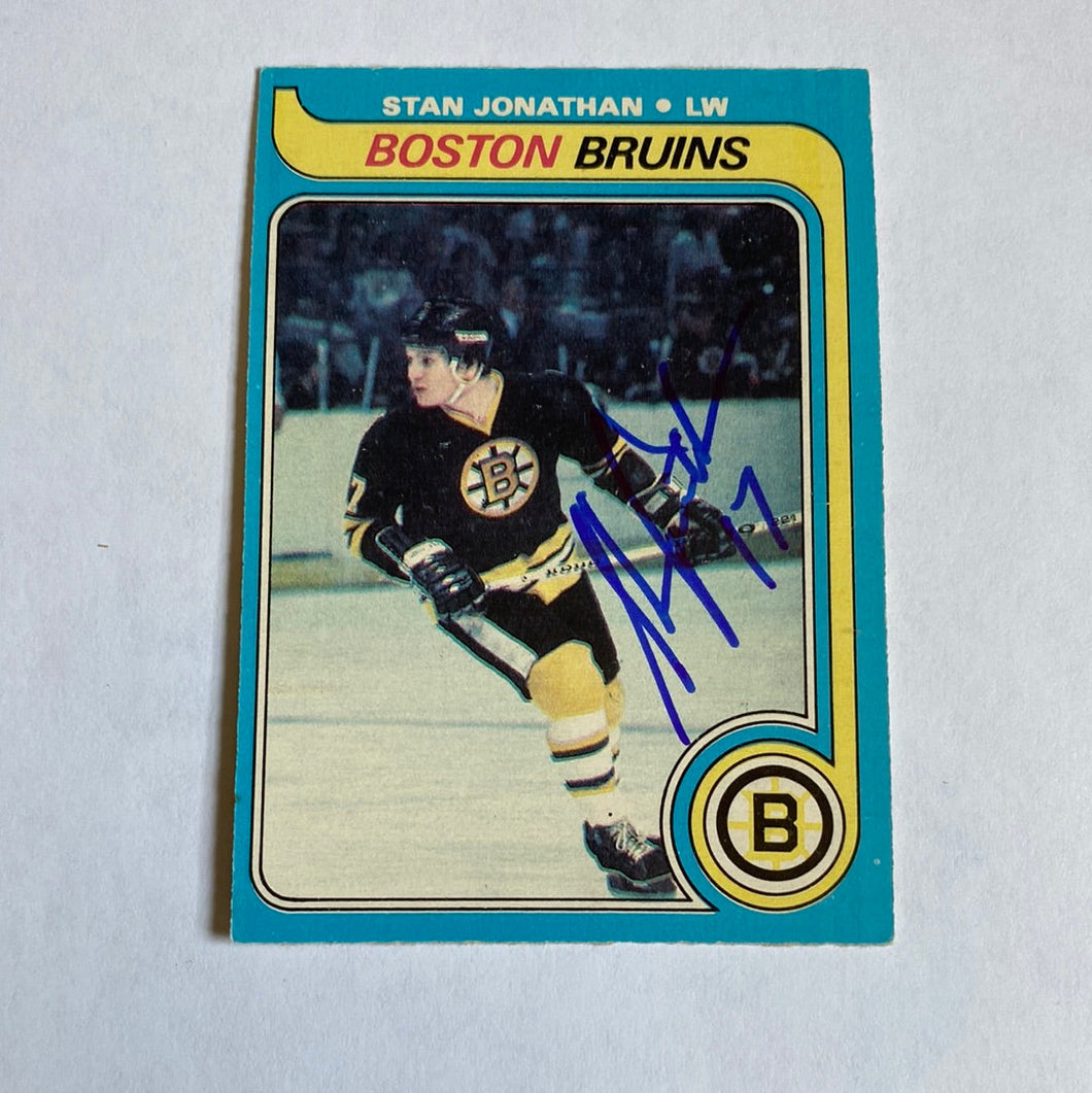 Stan Jonathan - Autographed Card Opc 1979-80