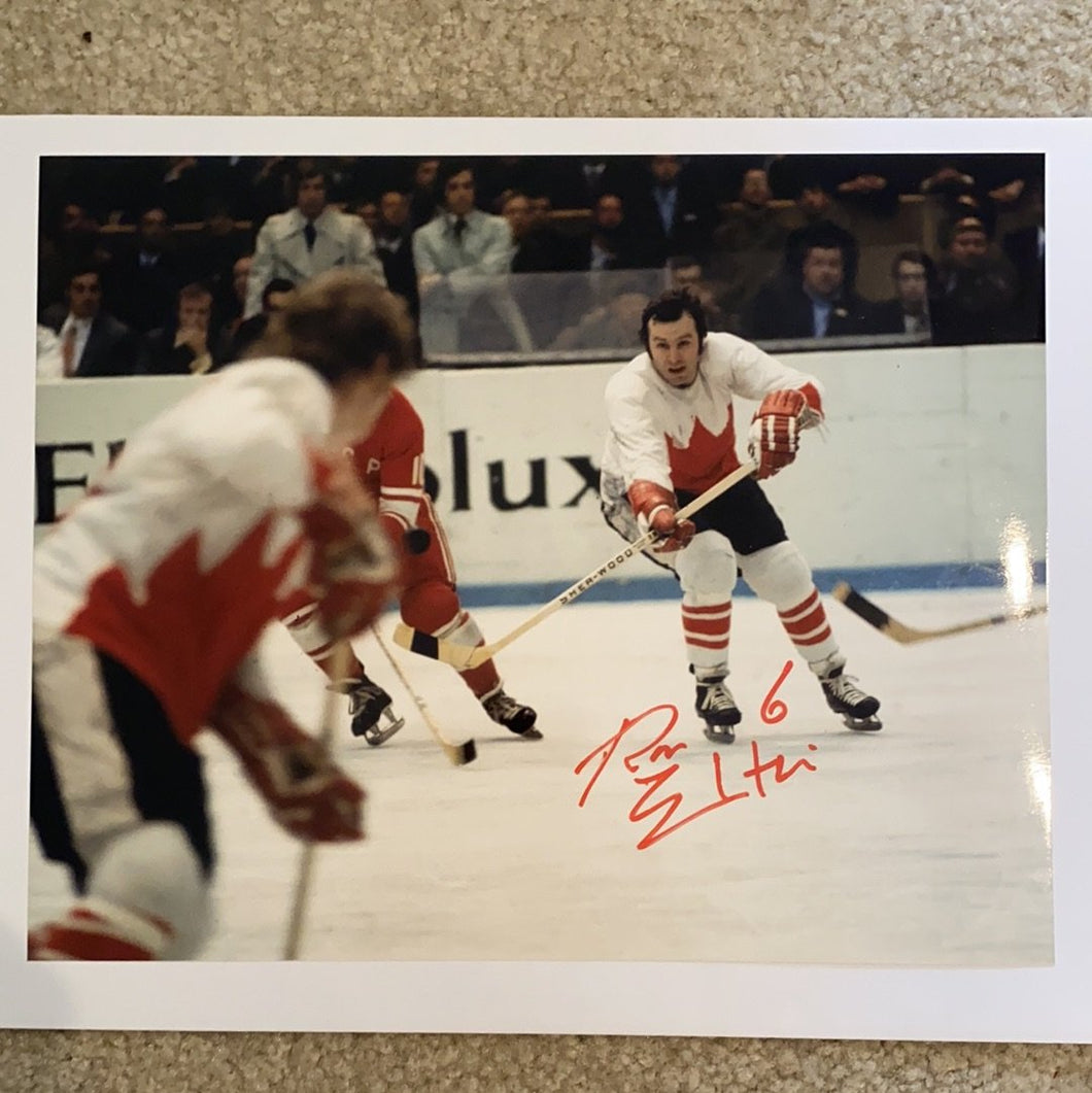 Ron Ellis - Autographed 8X10 Photo Team Canada 1972