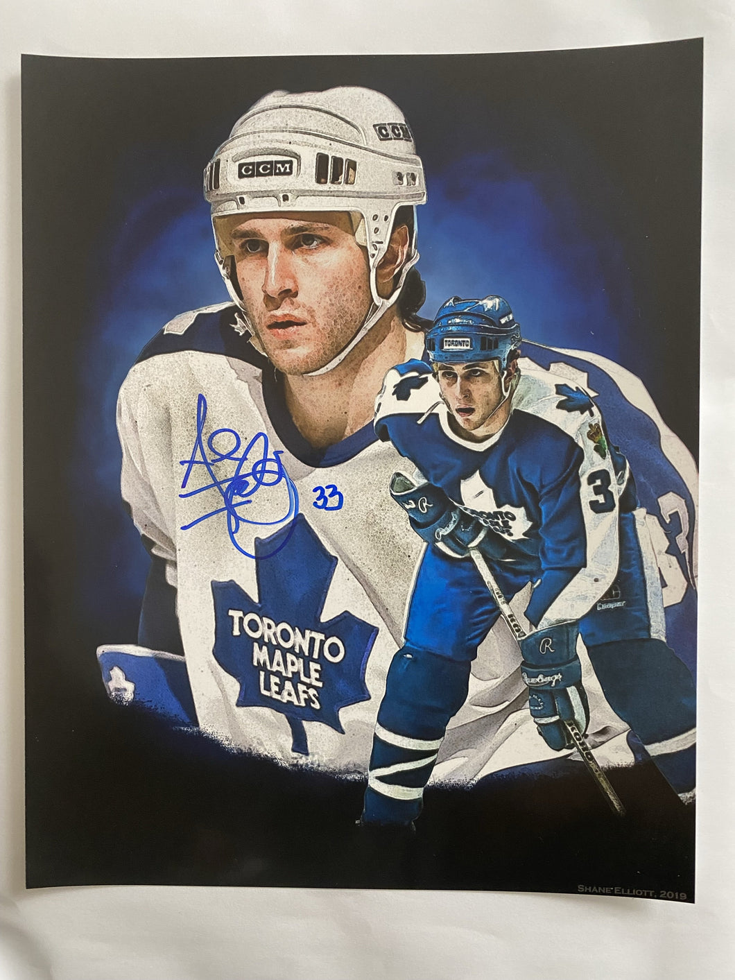 Al Iafrate - Autographed Toronto Maple Leafs 8X10 Photo