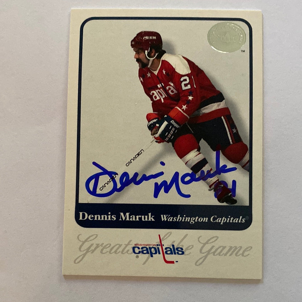 Dennis Maruk - Autographed Card 2001 Gotg