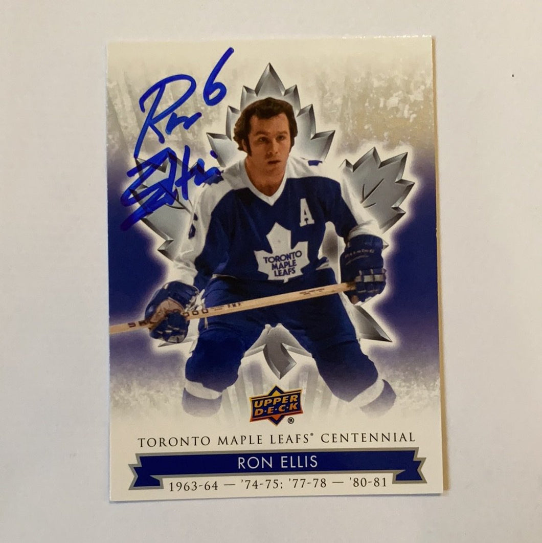 Ron Ellis - Autographed Card Leaf Centennial