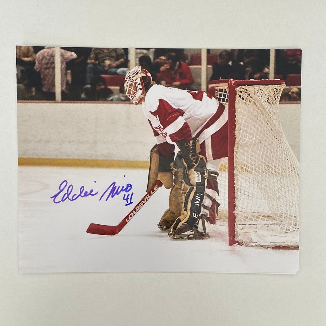 Eddie Mio - Autographed 8X10 Photo Detroit Red Wings
