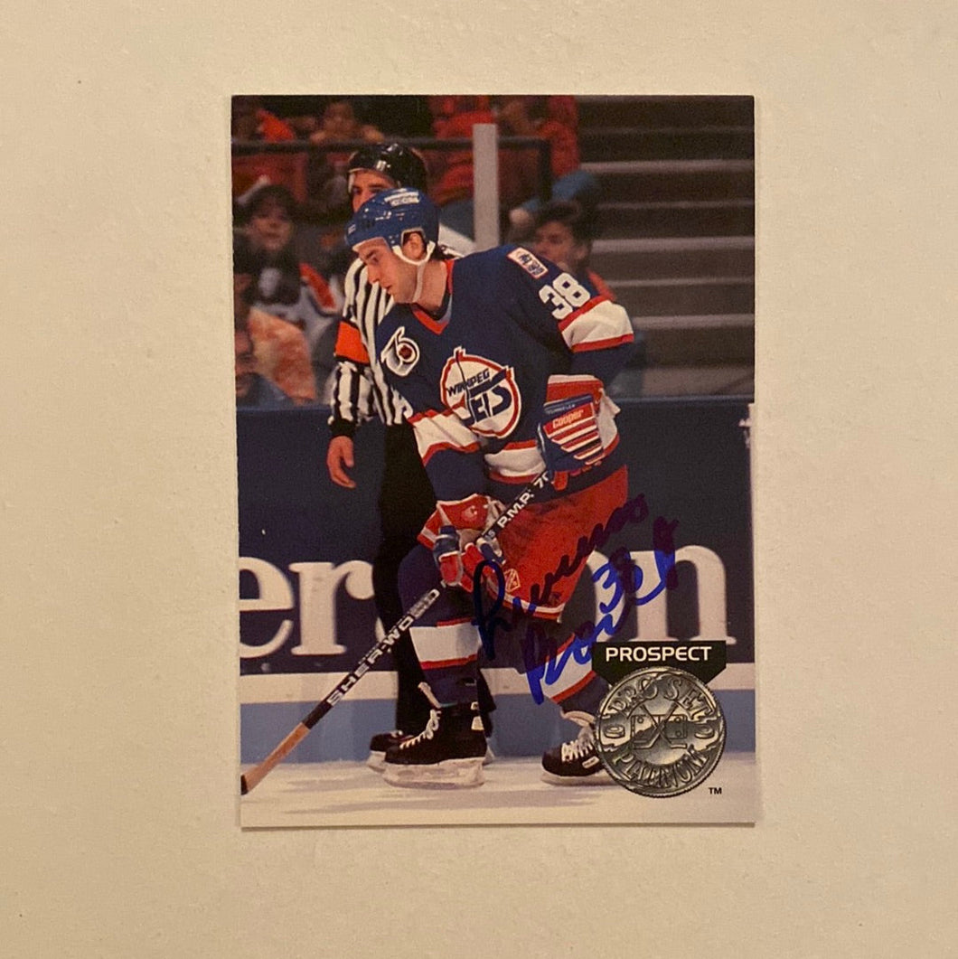 Luciano Borsato - Autographed Card 1992 Pro Set Platinum