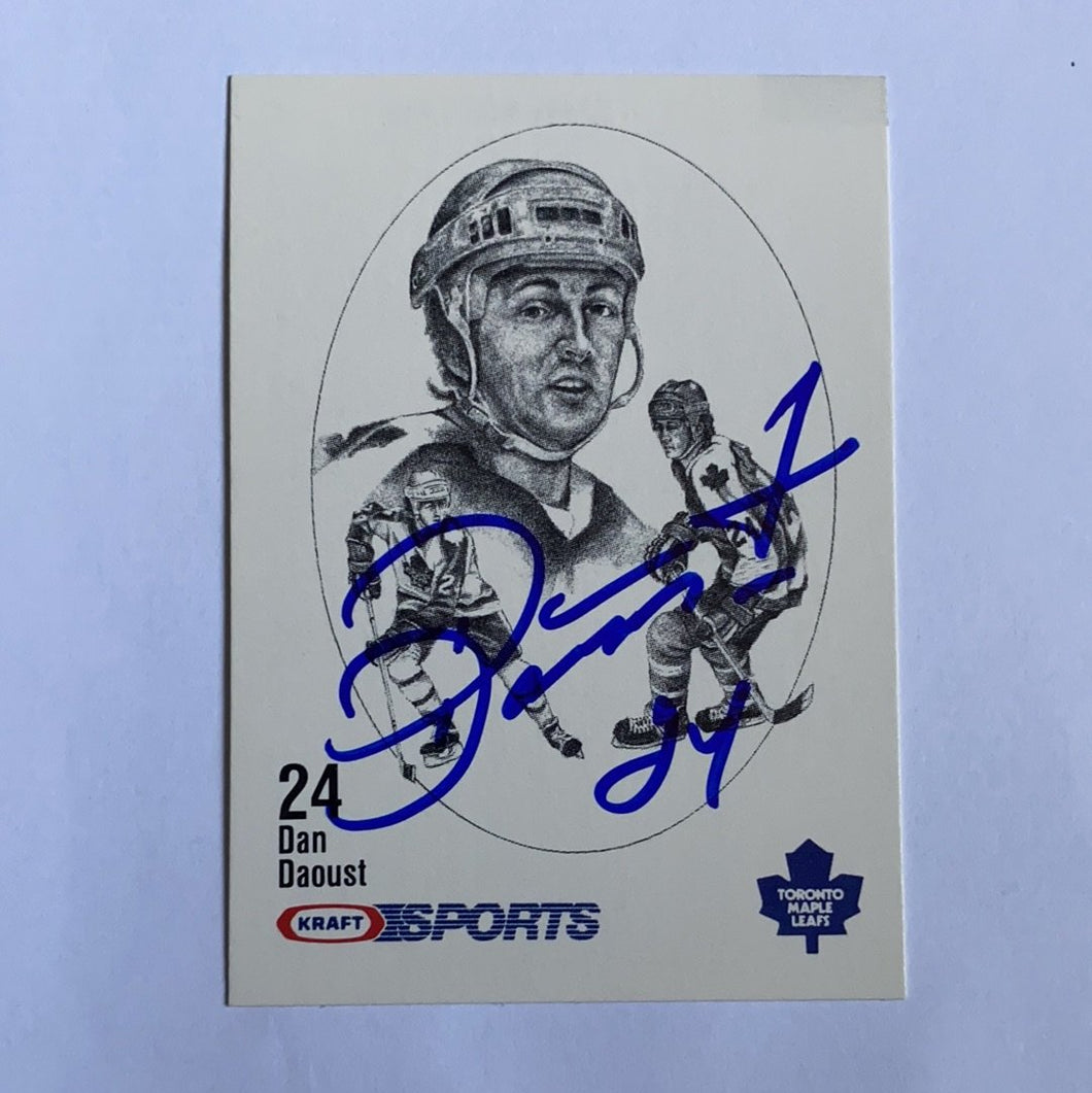 Dan Daoust - Autographed Card Kraft