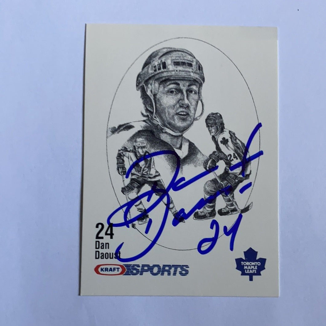 Dan Daoust - Autographed Card Kraft
