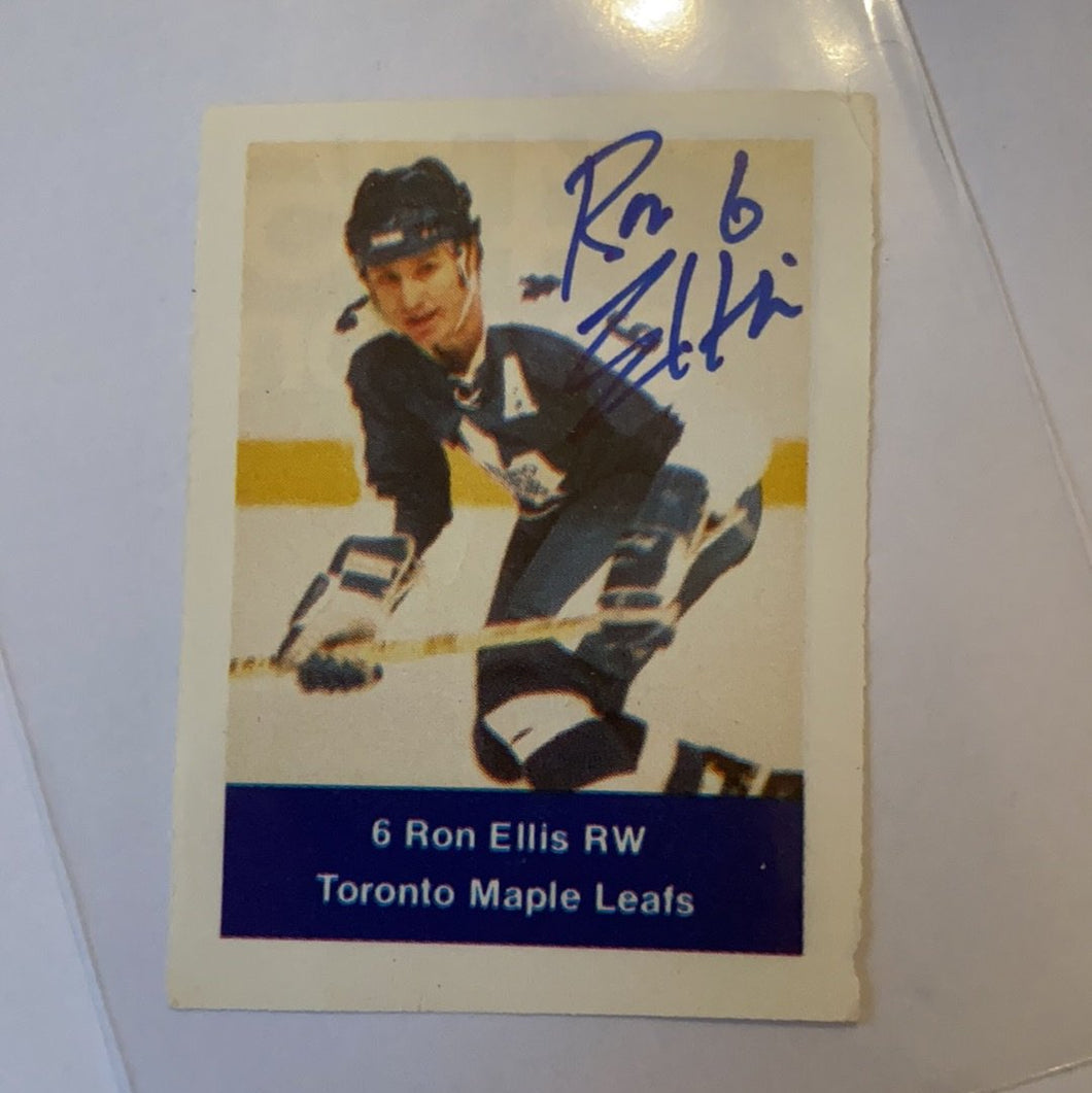 Ron Ellis - Autographed Card Loblaws
