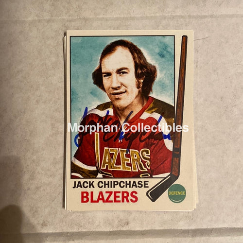 Jack Chipchase - Autographed Card Custom Philadelphia Blazers